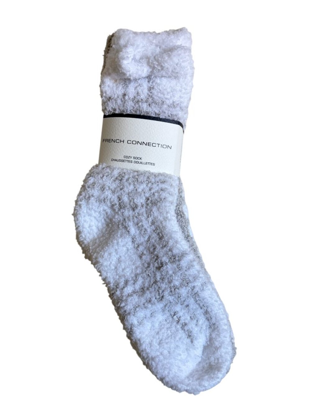 NWT French Connection Cozy Socks (Set of 4) (Grey & White)